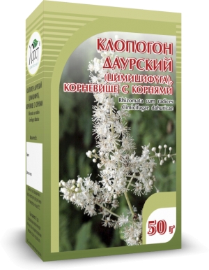 КЛОПОГОН даурский (цимицифуга), корневище с корнями
